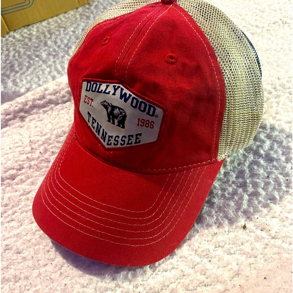 Red Dollywood Tennessee ball cap